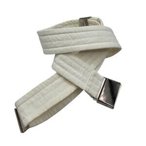 BOGNER Sport Gino Belt Web Stretch Fabric White Womens One Size